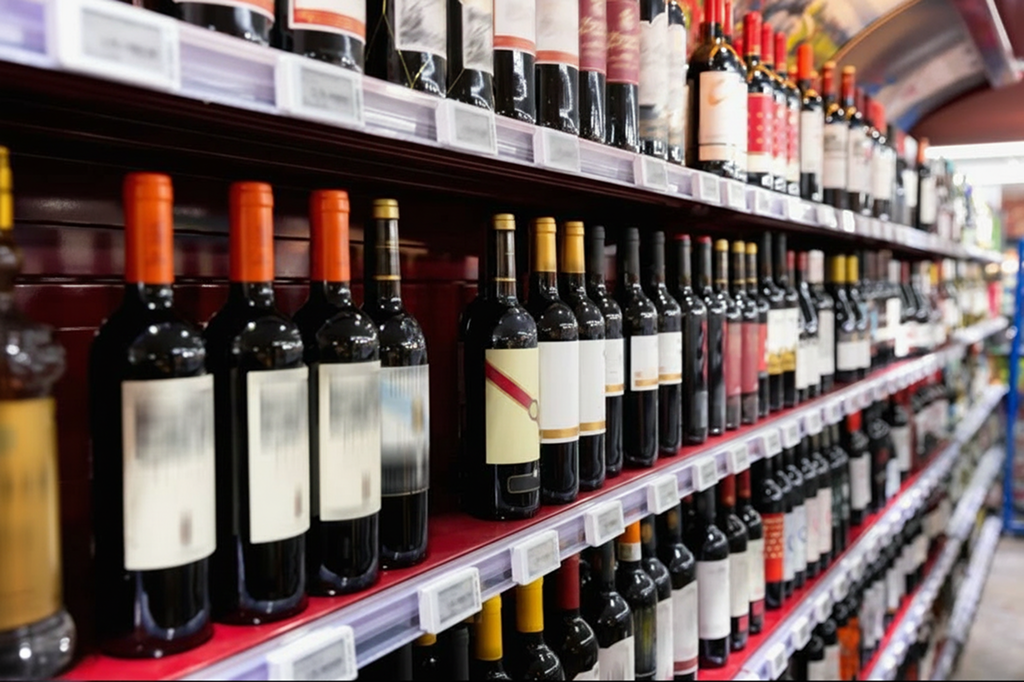 Wine bottles